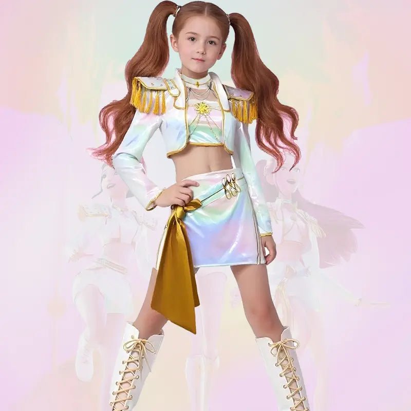 Kpop Demon Hunters Sparkly 2-Piece Costume Set for Girls
