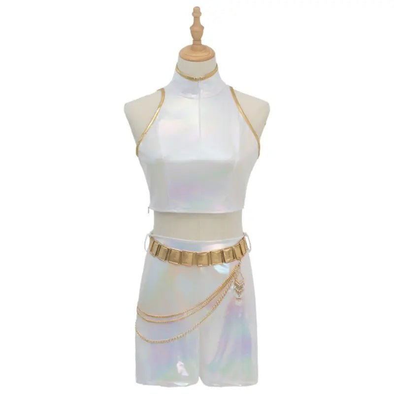 Kpop Demon Hunters Sparkly 2-Piece Costume Set for Girls