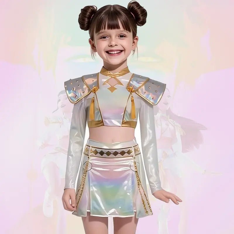 Kpop Demon Hunters Sparkly 2-Piece Costume Set for Girls